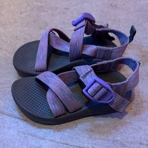 Kids Purple Chaco EcoSole Sandals